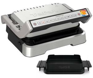 Грил преса Tefal OptiGrill 4 in 1 GC774D30, 9 автоматични програми, инокс, 2100W