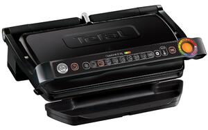 Грил преса Tefal Optigrill+ XL GC722834, регулируем термостат, подвижна тава за отцеждане на сокове, 800 см² повърхност за печене, черен