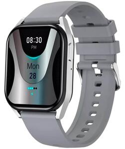 Смарт часовник Canyon Chatter SW58, 1.8" (4.57cm) IPS дисплей, Bluetooth, 128MB Flash памет, спортни режими, сензор за следене на сърдечния ритъм, мониторинг на съня, приемане на обаждания, IP67 водоустойчивост, сребрист