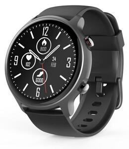 Смарт часовник HAMA Fit Watch 6910, 1.28" (3.25cm), LCD дисплей, водоустойчив, пулсомер, GPS, кислород в кръвта, черен