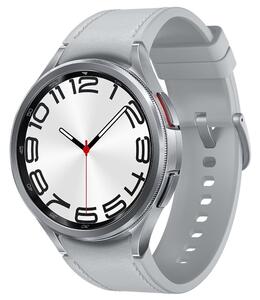 Смарт часовник Samsung Galaxy Watch6 Classic 47mm (SM-R960NZSAEUE), 1.47" (3.73cm) AMOLED дисплей, 425mAh батерия, сребрист