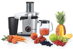 Сокоизстисквачка Bosch VitaJuice 4, 1.5 л. обем, Safety Stop, XXL-отвор, DripStop, 1000W, инокс