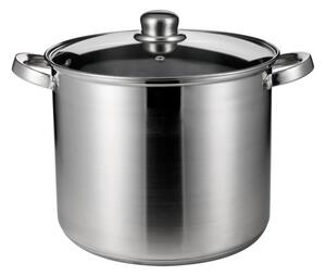 Тенджера Rosberg R51211B20, вместимост 5.5 l, 20 cm диаметър, неръждаема стомана, капак, инокс