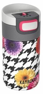 Термочаша Kambukka Etna, 0.3л., неръждаема стомана, цветя (Floral Patchwork)