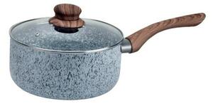 Касерола Oliver Voltz Siena OV51321J18, вместимост 2 l, 28 cm диаметър, алуминий, капак, сива