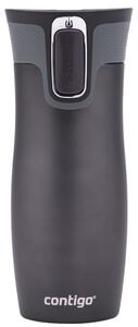 Термочаша Contigo West Loop Gunmetal, 0.47л., неръждаема стомана, черна
