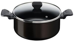 Тенджера Tefal Simply Clean Stewpot 24 with lid, 24 см. диаметър, алуминий, с капак, черен