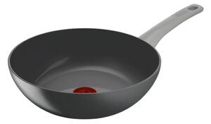 Уок тиган Tefal C4271932, алуминий, керамично покритие, диаметър 28 cm, черен