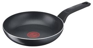 Универсален тиган Tefal Simply Clean Frypan 24, диаметър 24cm, дълбочина 4.3cm, черен