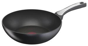 Уок тиган Tefal G2551972, 28 cm диаметър, незалепващо покритие, алуминий, температурен индикатор Thermo-Spot, черен
