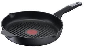 Грил тиган Tefal E2294074, 26 cm диаметър, незалепващо покритие, температурен индикатор Thermo-Spot, черен