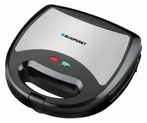 Тостер преса Blaupunkt SMS611, приготвя гофрети и сандвичи, електрическа скара, 750W, черна