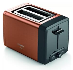 Тостер Bosch TAT4P429, 2 филии, функция размразяване, функция загряване, 970W, кафяв