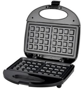 Гофретник Esperanza EKT008, 1000W, незалепващо покритие, черен