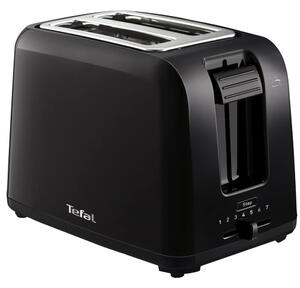 Тостер Tefal TT1A1830, 7 степени, подвижна тавичка за трохи, повдигане, стоп, 800W, черен
