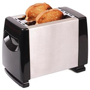 Тостер Rosberg R51440AS, 6 степени, 750W, инокс/черен