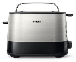 Тостер Philips Viva Collection HD2637/90, Регулируемо препичане, Авт.изключване, Стоп бутон, Размразяване, Функция за високо повдигане, 1000W
