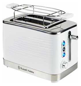 Тостер Russell Hobbs Inspire 24370-56, 6 степени, функция размразяване, 1050W, бял