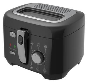 Фритюрник Finlux FDF-2518BS, 2.5 кг. вместимост, прозорец, светлинни индикатори, 1800W, черен