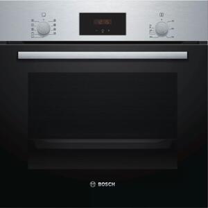 Фурна за вграждане Bosch HBF134ES1, енергиен клас A, 66л. обем на фурната, 7 начина на нагряване, EcoClean Direct Plus, LED дисплей, 3D Hotair, инокс