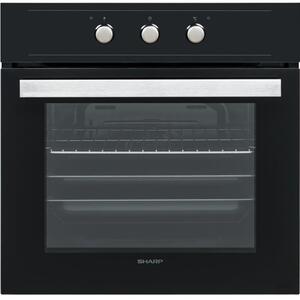 Фурна за вграждане Sharp K-50M22BL2, 65л. обем, 8 програми, механично управление, Функция размразяване, енергиен клас А, черна