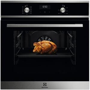 Фурна за вграждане Electrolux EOD5H70BX, 65л. обем, 8 програми, Функция SteamBake за добавена пара, енергиен клас А, инокс
