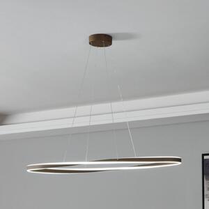 EGLO LED висяща лампа CAMEROTA, бронз, 111x38 см, дистанционно управление, Затъмняване, Бронзов / античен месинг, Дневна/трапезария, Алуминий