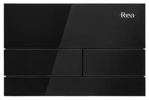 Бутон за тоалетна K011A-Q Rea T Black Glass