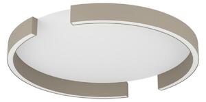 EGLO LED таванна лампа COPERTINO, бежова, Ø 45 см, метал, CCT, Затъмняване, Бежов, Дневна/трапезария, Алуминий