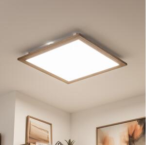 Brilagi - LED Плафониера SLIMFRAME WOOD LED/58W/230V 64x64 см кафяв