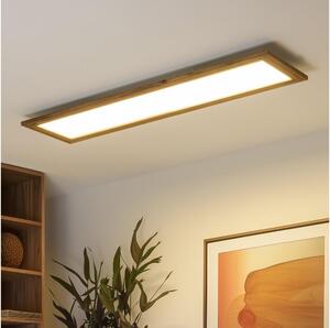 Brilagi - LED Плафониера SLIMFRAME WOOD LED/58W/230V 124x34 см кафяв