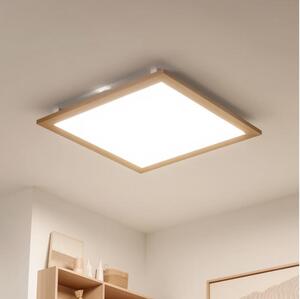 Brilagi - LED Плафониера SLIMFRAME WOOD LED/58W/230V 64x64 см кафяв