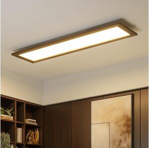 Brilagi - LED Плафониера SLIMFRAME WOOD LED/58W/230V 124x34 см тъмнокафяв