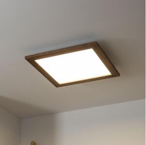 Brilagi - Димируемо осветително тяло SLIMFRAME WOOD LED/36W/230V 49,5x49,5 cm + дистанционно управление
