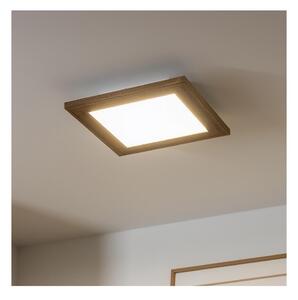 Brilagi - LED Димируема лампа SLIMFRAME WOOD LED/25W/230V 34x34 см + д.у