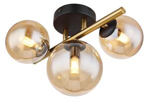 Globo 56135G1 - Резервен стъклен абажур RIHA централен Ø 12 см златист