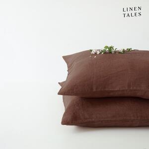 Ленена калъфка за възглавница 50x70 cm Chocolate – Linen Tales