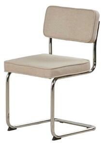 Бежов тапициран люлеещ се трапезен стол Rupert – Unique Furniture