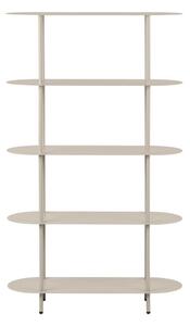 Бежов метален стелаж 90x150x31 cm Rieti – House Nordic