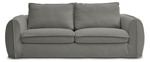 Тъмносив диван за ежедневно спане/сгъваем 216 cm Archimede – Bobochic Paris