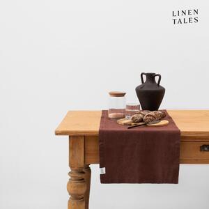 Ленена покривка 40x150 cm Chocolate – Linen Tales