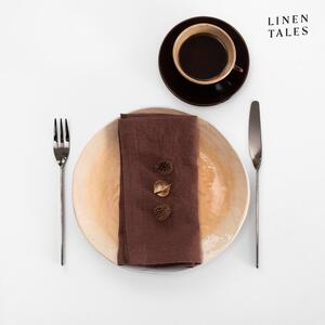 Ленени салфетки в комплект 2 бр. 40x40 cm Chocolate – Linen Tales