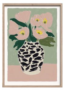 Печатна картина с включена рамка 50x70 cm Spotted Vase – Styler
