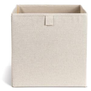 Бежова текстилна кутия за съхранение 32x31,5x31,5 cm Soft Storage Cube – Bigso