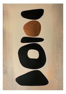 Печатна върху платно картина 70x100 cm Stones – Styler