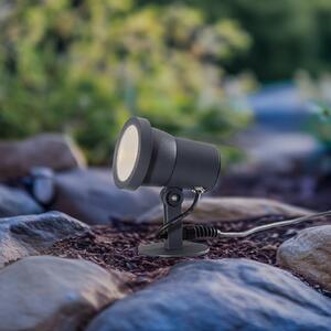 BEGA LED външен прожектор 85009, графит, лят алуминий, щепсел, Сив, Алуминий