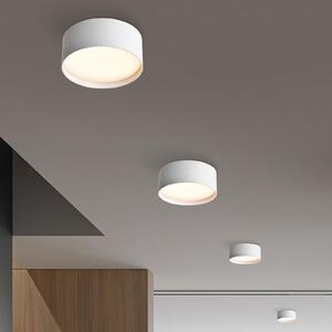 CMD LED лампа за таван 9093, Ø 12 cm, бяла, IP44, метална, Бял, Алуминий, Модерен