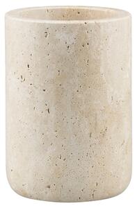 Бежова каменна чаша за четки за зъби Travertine – Mette Ditmer Denmark