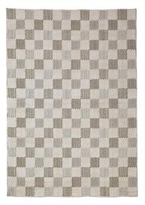 Зелен килим със смес от памук подходящ за пране 155x230 cm Muted Checkerboard – Flair Rugs