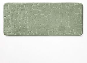 Зелен килим за баня 50x120 cm Ricochet – douceur d'intérieur